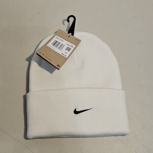 Nike Golf Men's Peak Swoosh Beanie/Toboggan ONE SIZE COLOR: White HF0187-100